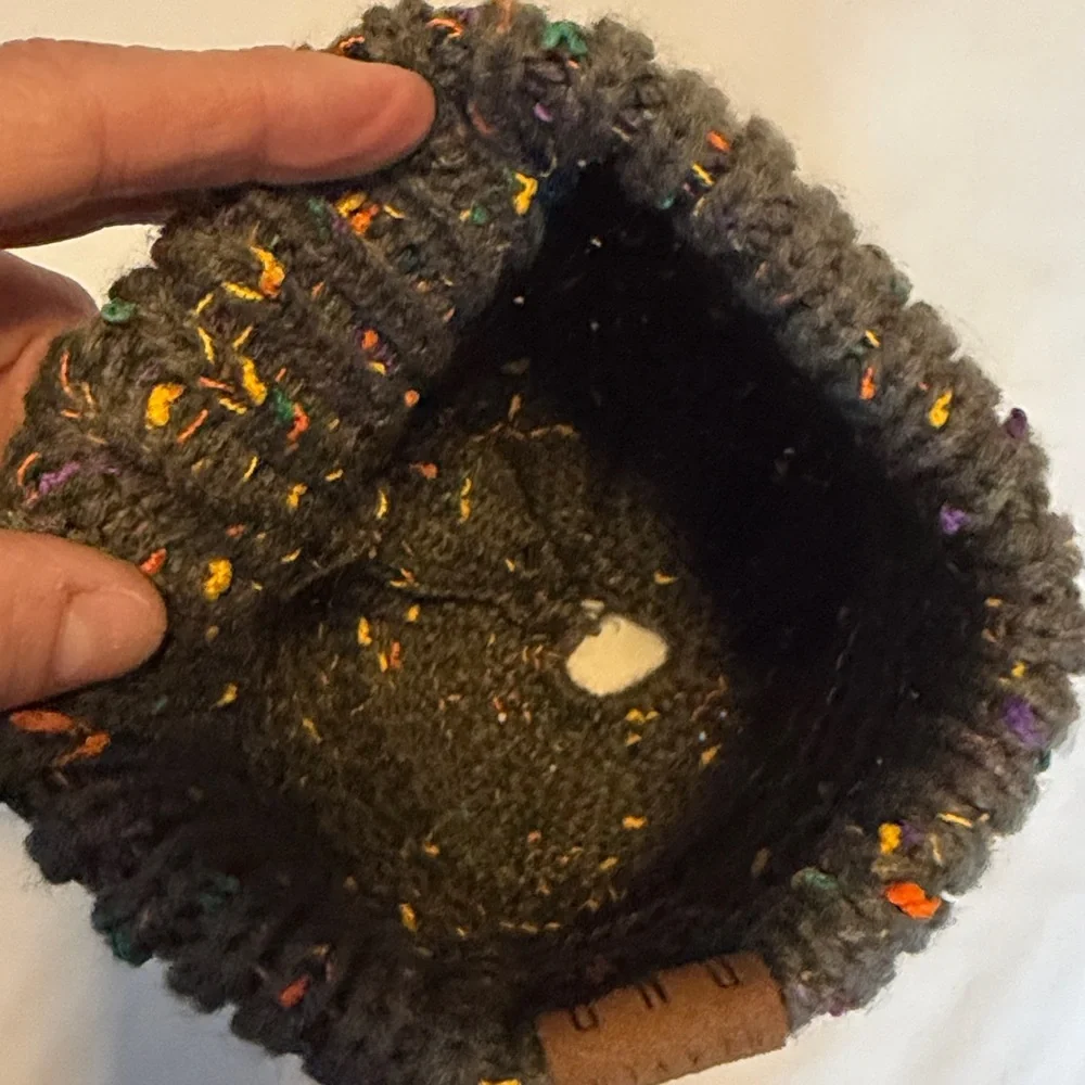 BNB Heaven Knit Beanie with hole on top for pony. New Never Worn